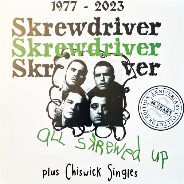 Skrewdriver "All Skrewed Up + Chiswick Singles" - 46 y.e. LP
